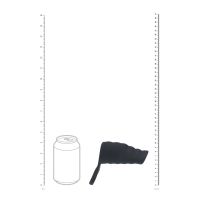 Levelz Vibrating Ribbed Cock Sleeve with Ball Ring, bild 4