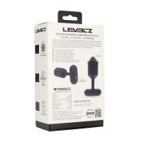 Levelz Hexagonal Analplug, Medium Schwarz, Bild 3