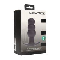 Levelz Plug Anal Tri Bulbe, Vibrant Noir, photo 2