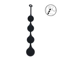 Levelz Waterdrop Analkugeln XXL Schwarz 60mm