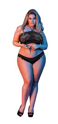 Magic Silk Ensemble Bandeau Halter Culotte