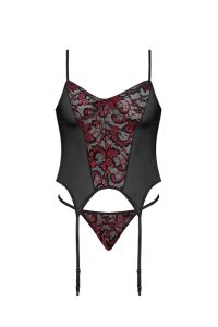 Magic Silk Ensemble Jarretelle String en Dentelle, photo 4