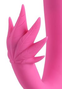 Maiatoys Maui Rechargeable Pot Leaf Rabbit Vibrator, Bendable, picture 4