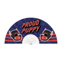 M Proud Proud Puppy fläkt 64cm spännvidd med text