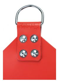 Mr. Sling Sling de Couro Contornado Vermelho Ajuste de Forma, imagem 2