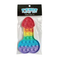 Kheper Games penisfidget toy, regnbåge, bild 2