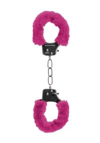 Menottes en fourrure Ouch! Pleasure, roses
