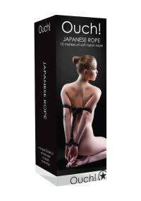 Ouch! Schwarzes Seil, 10 Meter Japanisch Bondage Premium, Bild 2