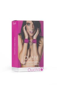 Ouch! Weiches Fellig Velcro-Manschetten-Restraint, Rosa Schnell-Befestigung, Bild 2