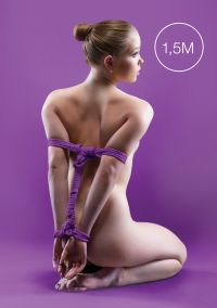 Ouch! Mini Lina Japońska, 1,5 Metrów Fioletowa Shibari, zdjęcie 3