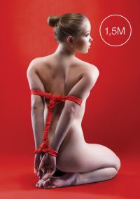 Ouch! Japanese Mini Rope, 1.5 Metres Red Bondage, picture 3