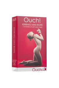 Ouch! Kinbaku Mini-Seil, 1,5 Meter Rot Japanische Bondage, Bild 2