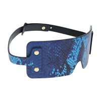 Ouch! Florence Blue Bonded Leather Blindfold, bild 5