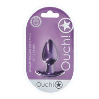 Plug anal de silicone liso médio 7,9 cm Ouch!, imagem 14