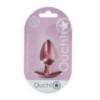 Plug anal de silicone liso médio 7,9 cm Ouch!, imagem 2