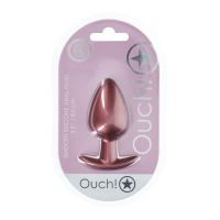 Plug anal de silicone liso grande 8,9 cm Ouch!, imagem 6