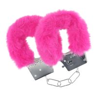 Menottes Ouch! fibre acrylique peluche noyau fer, photo 12
