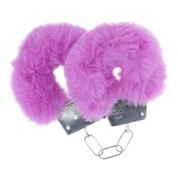 Menottes Ouch! fibre acrylique peluche noyau fer, photo 3
