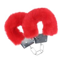 Menottes Ouch! fibre acrylique peluche noyau fer, photo 15