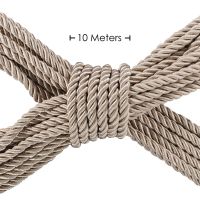 Ouch! Gold Polyester Bondage Rope, 10 Metres Japanese, picture 2