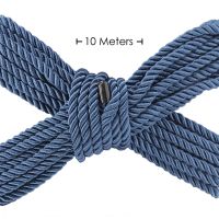 Ouch! japanisches Bondageseil aus Polyester, marineblau, 10 m, Bild 2