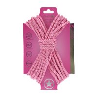 Corde polyester Ouch! rose pour bondage, 10 mètres