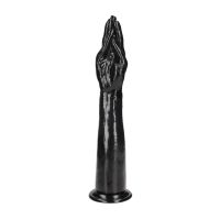 Ouch! Helping Hand realistisk fistingdildo 38 cm svart