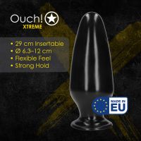 Ouch! Mega X Sinuous Anal Analplug Schwarz, Bild 4