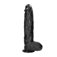 Ouch! Realistic Giant Dildo musta 32cm, kuva 4