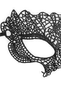 Ouch! Prinzessin Schwarz Spitzen-Maske mit Bänder, Bild 3