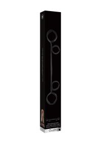Ouch! Stahl-Spreitzer-Bar mit Manschetten, 70cm Schwarz, Bild 2