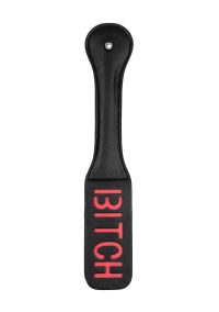 Paddle Ouch! BITCH couture cuir