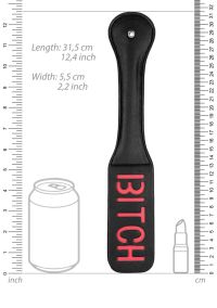 Paddle Ouch! BITCH couture cuir, photo 2
