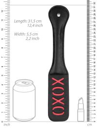 Ouch! Lederpaddle Affection mit Kussmotiv, Bild 2
