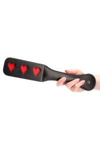 Paddle Ouch! motif HEARTS cuir cousu, photo 3