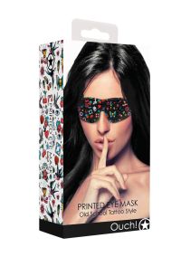 Ouch! Patterned Mask with Elastic Strap, picture 2