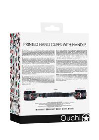 Ouch! bedruckte Handschellen mit Kontrollgriff, Bild 3
