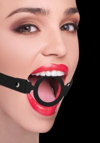 Ouch! Ring Gag ze Medical-Grade Silicone i Leather Strap