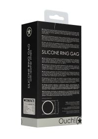 Ouch! Ring Gag ze Medical-Grade Silicone i Leather Strap, zdjęcie 3