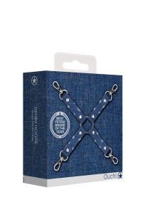 Ouch! Denim Hogtie mit Schnell-Freigabe Verschlüsse, Bild 2