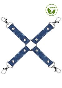 Ouch! Denim Hogtie mit Schnell-Freigabe Verschlüsse, Bild 4