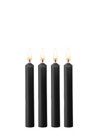 Ouch! Teasing Wax Candles neljä kpl musta