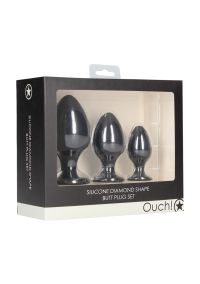 Ouch! Diamant Silikon Plug Set, Bild 2