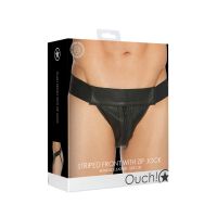 Ouch! Leder-Jockstrap mit frontalem Reißverschluss, Bild 7
