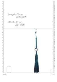 Ouch! Elegant flogger med gyllene detaljer, bild 5