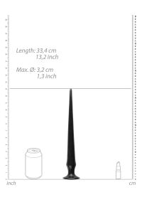 Ouch! Ass Spike realistinen dildo 34cm, kuva 3
