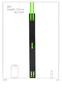 Ouch Glow Dark Thigh Cuff Wrist Restraint Set, picture 6