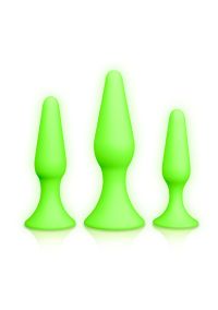 Ouch! Glow Anal-Stöpsel Set Leuchtstoff-im-Dunkeln, Bild 6