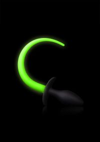 Ouch! Plug Anale Coda Puppy Fluorescente