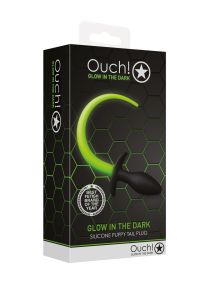 Ouch! Plug Anale Coda Puppy Fluorescente, immagine 2